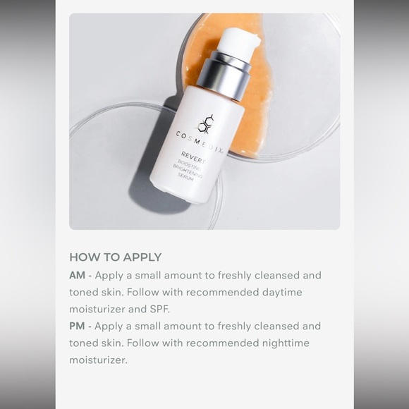 COSMEDIX REVERT BRIGHTENING
BOOSTING SERUM - Picture 14 of 15